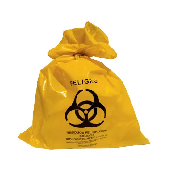 Bolsa amarilla para residuos peligrosos biológico-infecciosos, marca A1 Contenedores