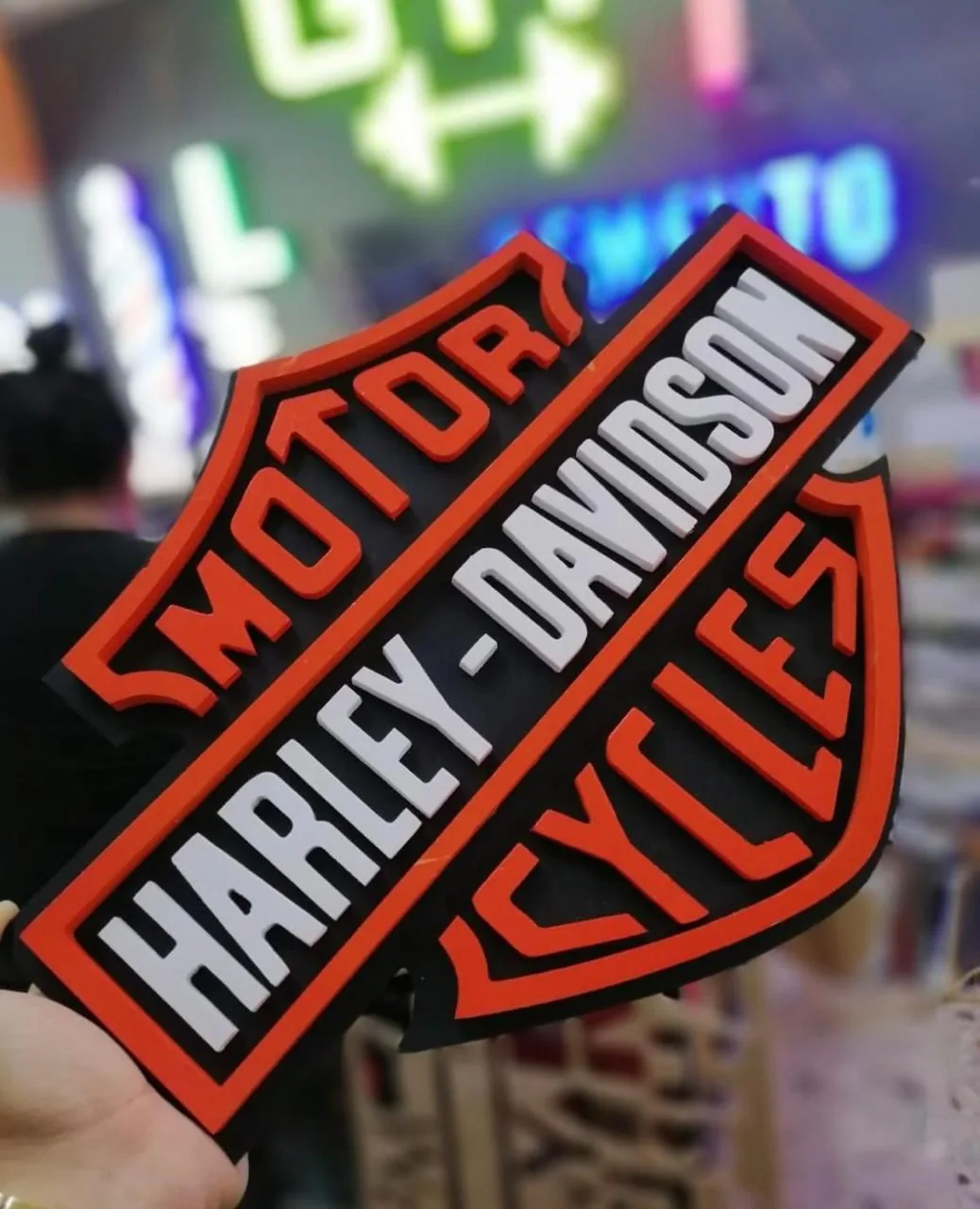 Letrero 3D de Harley-Davidson Cycles