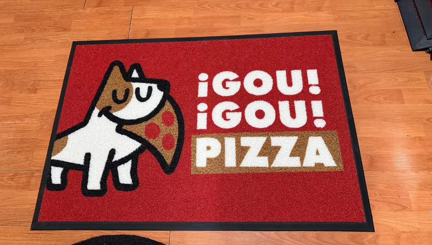 Tapete de rizo de ¡GOU! ¡GOU! Pizza